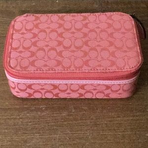 Coach Signature Travel Jewelry Box